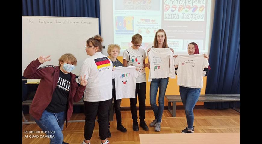 Konkurs na koszulkę z okazji Europejskiego Dnia Języków Obcych