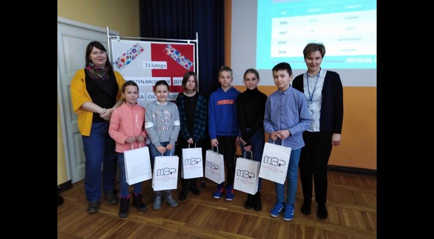 W kategorii klas V-VI:  I miejsce zajęła klasa 6c, II miejsce klasa 6b, III miejsce klasa 5b