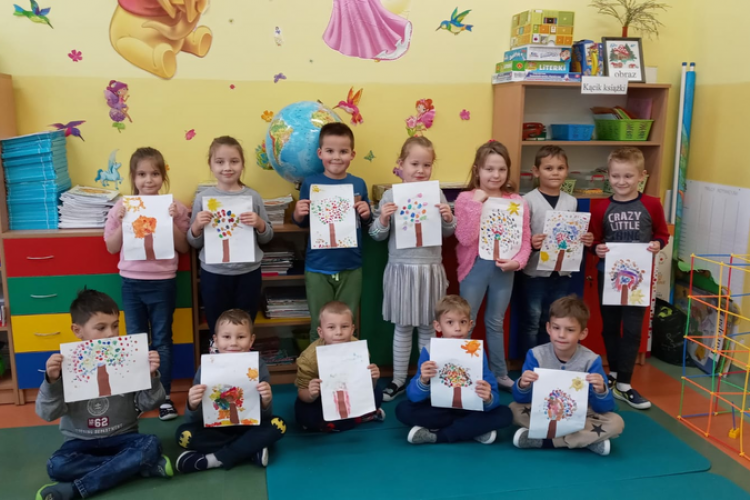 Jesienne malowanie w zeróweczce